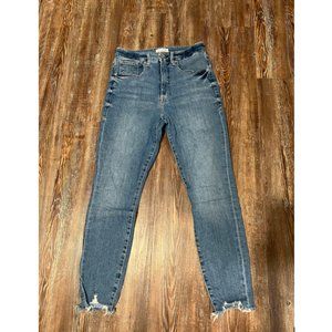 Good American Good Waist crop jeans (2 pairs)
